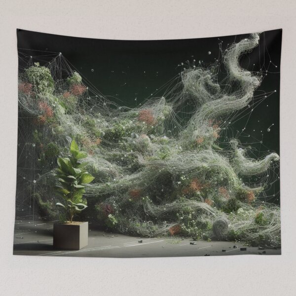 Item preview, Innovative Greenery Modern Art - home decor designed and sold by crea8iveway.