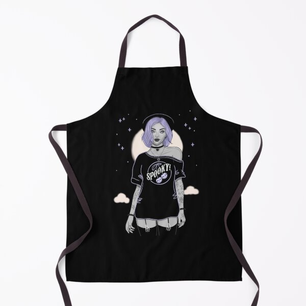 Item preview, Spooky Skull Cherry Shirt Girl // Pastel Purple Pinup Girl designed and sold by Wendy-Stephens.