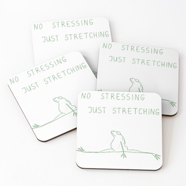 Item preview, No stressing just stretching green designed and sold by Julianum.