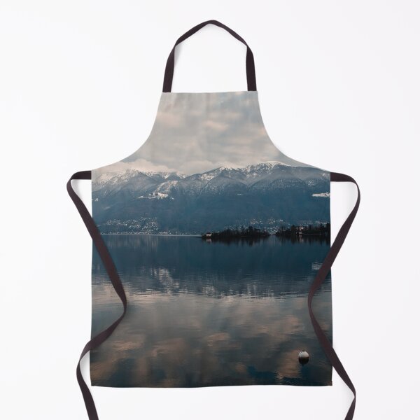 Item preview, View over Lake Como in winter designed and sold by Insnaptive.