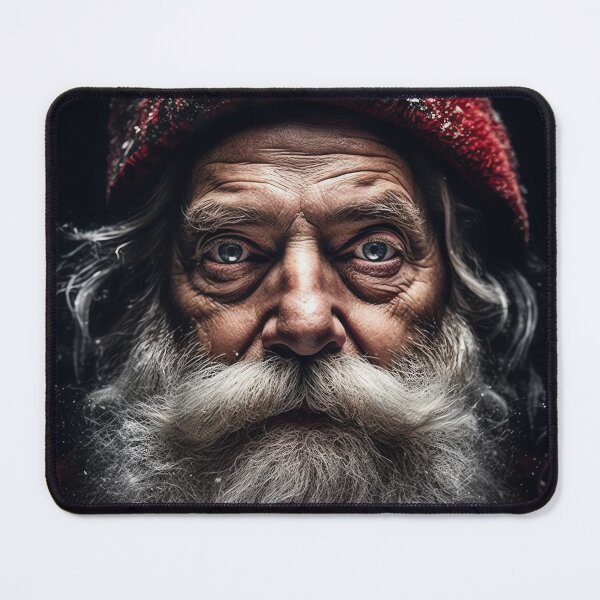 Item preview, Surreal Enigmatic Portrait Of Santa Claus Christmas Time designed and sold by MadeByRobots.