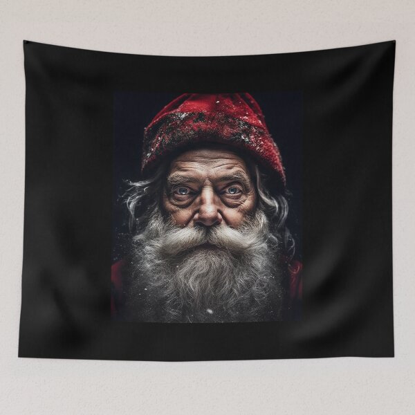Item preview, Surreal Enigmatic Portrait Of Santa Claus Christmas Time designed and sold by MadeByRobots.