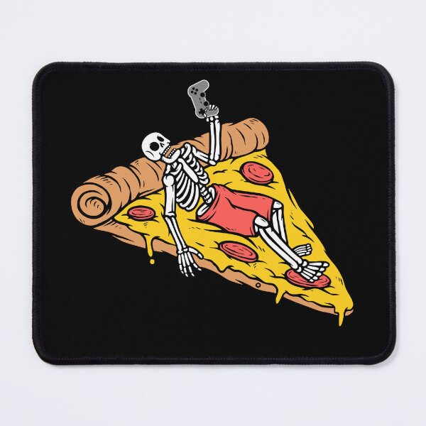 Item preview, GAMER - Lounging, Pizza and Gaming Skeleton designed and sold by SlappyWares.