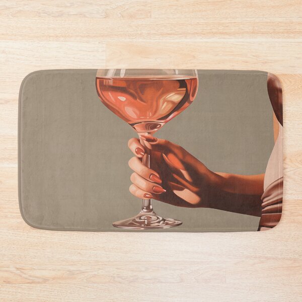 Item preview, realism print of womans hand holding a cocktail designed and sold by dcrc.