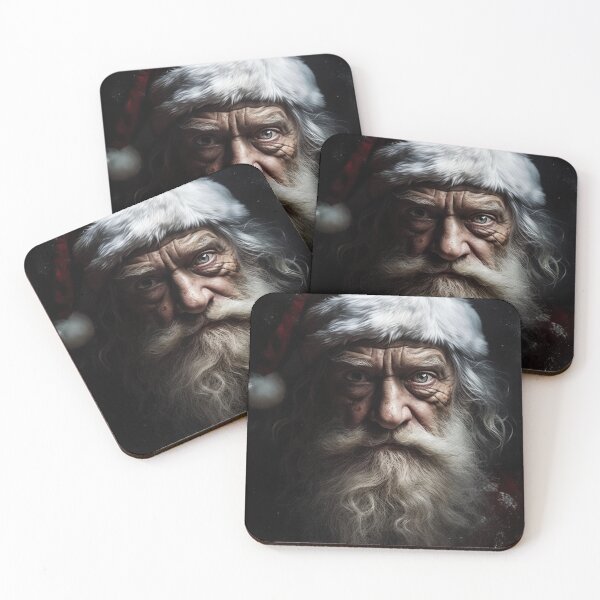 Item preview, Surreal Enigmatic Portrait Of Santa Claus Christmas designed and sold by MadeByRobots.