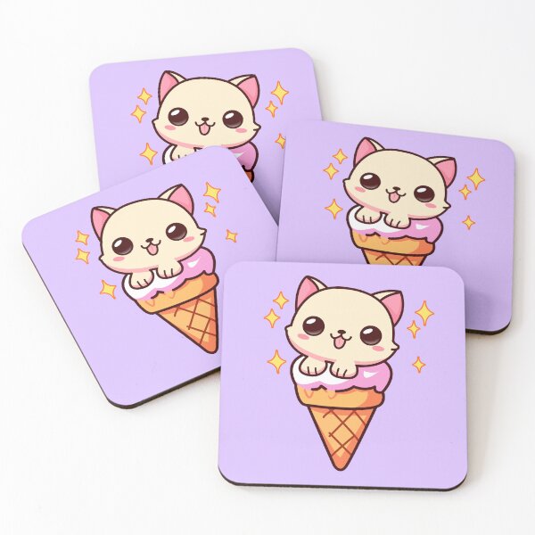 Item preview, Cute Kitten In An Ice Cream designed and sold by 4U2NV-LDN.