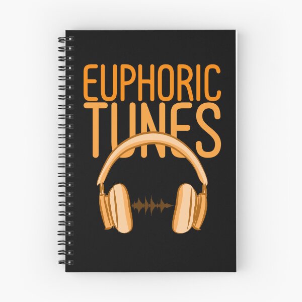 Item preview, Euphoric Tunes, Line Art Sketch Drawing of Headphone and waveform designed and sold by CJansuebsri.