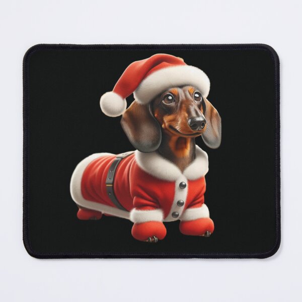 Item preview, Dachshund sausage Dog Santa designed and sold by HYPeR-NaTUrE.
