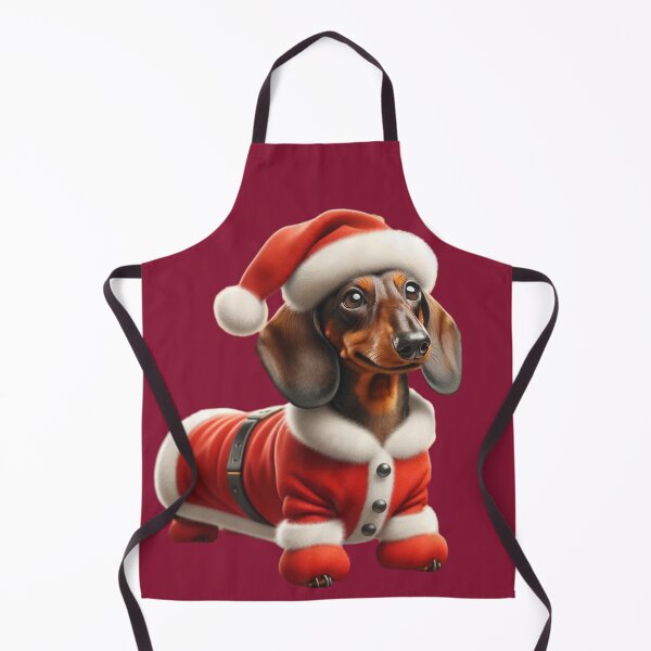 Item preview, Dachshund sausage Dog Santa designed and sold by HYPeR-NaTUrE.