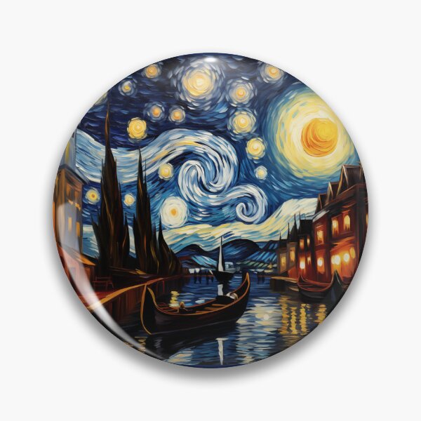 Aperçu de l'œuvre Nuit étoilée à Venise créée et vendue par ReverseWorld.