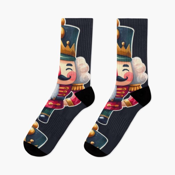 Item preview, Cartoon Nutcracker Graphic Art - Dark Background  designed and sold by Star-Fragment.