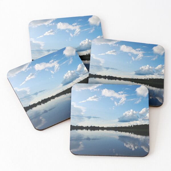 Item preview, Landscape with clear lake and beautiful clouds designed and sold by studio838.