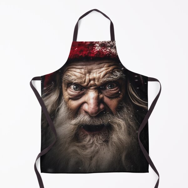 Item preview, Surreal Portrait Of Angry Santa Claus Christmas Time designed and sold by MadeByRobots.