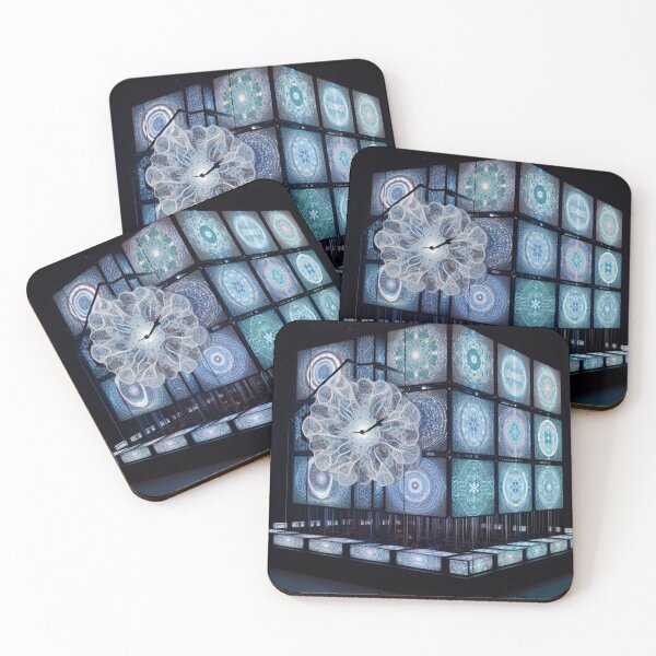 Item preview, QuantumTime Block Modern Art - home decor designed and sold by crea8iveway.