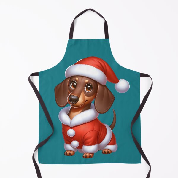 Item preview, Dachshund sausage Dog Santa designed and sold by HYPeR-NaTUrE.