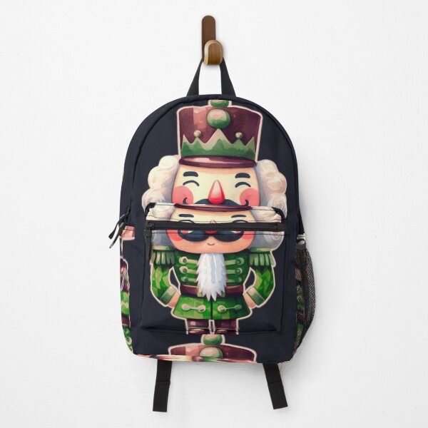 Item preview, Green Cartoon Nutcracker Watercolor Design Dark Background  designed and sold by Star-Fragment.