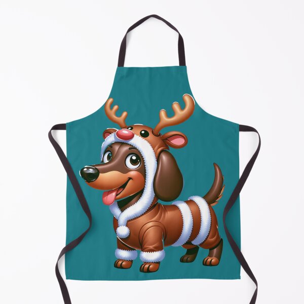 Item preview, Dachshund sausage Dog rudolph reindeer designed and sold by HYPeR-NaTUrE.