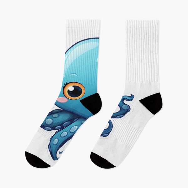 Artikelvorschau, Niedlicher Cartoon-Oktopus entworfen und verkauft von Stickermagician.