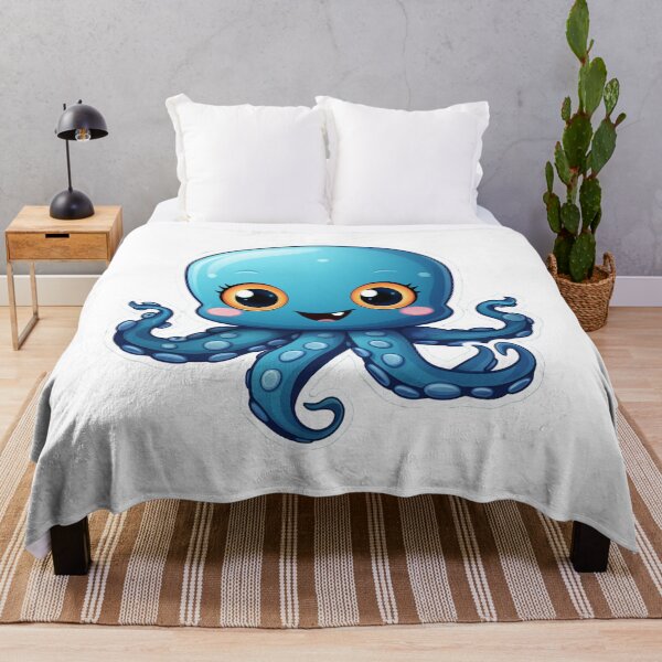 Item preview, Cute cartoon octopus designed and sold by Stickermagician.