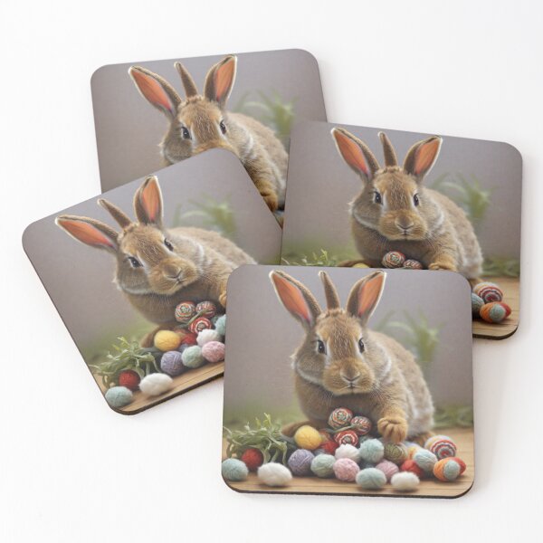 Item preview, Animated Playful Rabbit designed and sold by Sadia  Jannat.