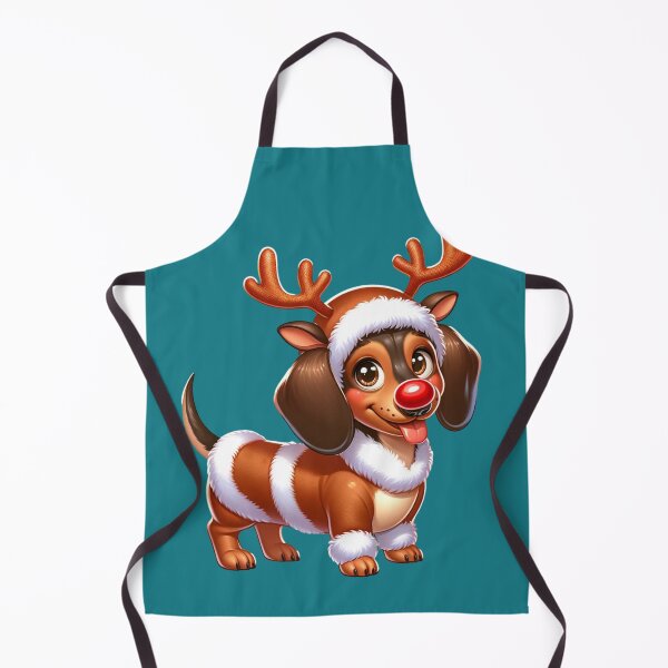Item preview, Dachshund sausage Dog rudolph reindeer designed and sold by HYPeR-NaTUrE.