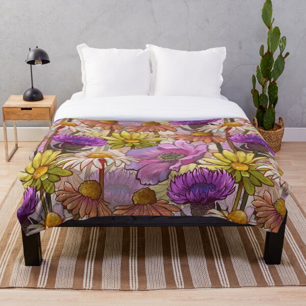 Item preview, wildflowers - hand painted pattern designed and sold by PP-Patterns.
