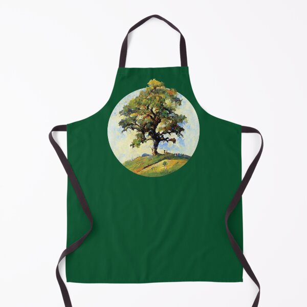 Item preview, Rural Art | Painting Of An Old Oak On A Hilltop | Tree designed and sold by TMBTM.