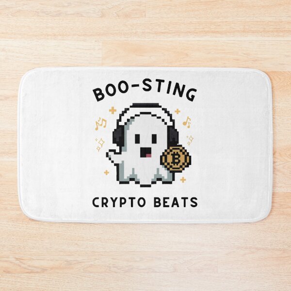 Item preview, Quirky 8-Bit Ghost with Crypto Beats - Halloween Music designed and sold by PixelPunkster.