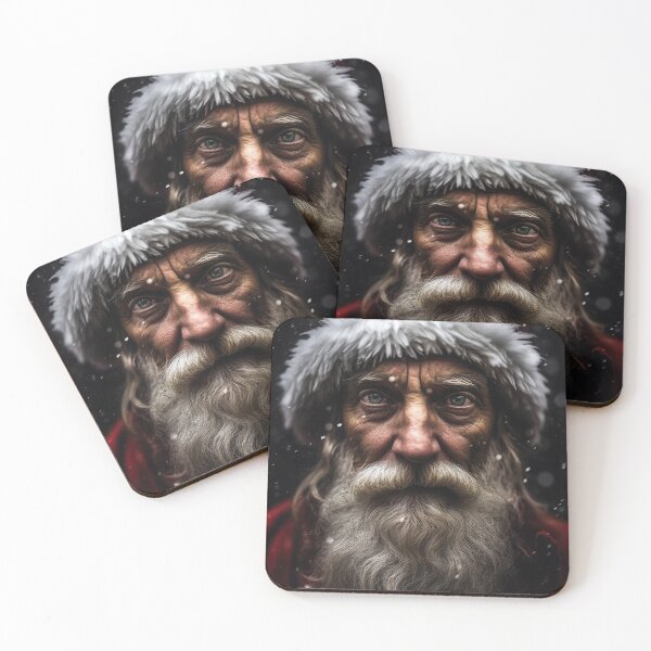 Item preview, Surreal Enigmatic Portrait Of Santa Claus Christmas 04 designed and sold by MadeByRobots.