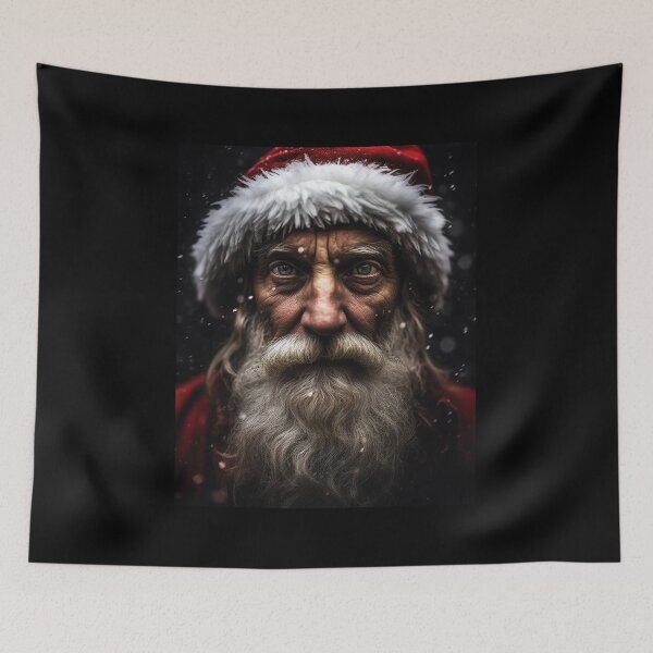 Item preview, Surreal Enigmatic Portrait Of Santa Claus Christmas 04 designed and sold by MadeByRobots.