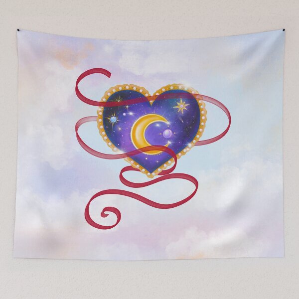 Item preview, moon heart designed and sold by vitag.