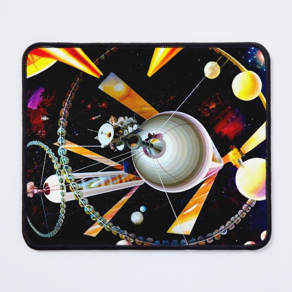Item preview, SPACE COLONIES - RETROFUTURISM ART designed and sold by Darpadesign.