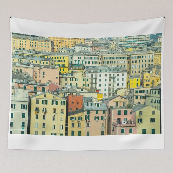 Item preview, Beautiful Cityscape in Old Town in Genoa designed and sold by Mats Silvan.