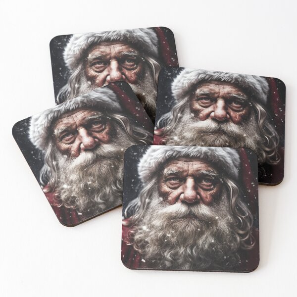 Item preview, Surreal Enigmatic Portrait Of Santa Claus Christmas 05 designed and sold by MadeByRobots.