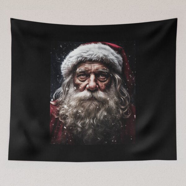 Item preview, Surreal Enigmatic Portrait Of Santa Claus Christmas 05 designed and sold by MadeByRobots.