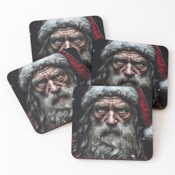 Item preview, Surreal Enigmatic Portrait Of Santa Claus Christmas 06 designed and sold by MadeByRobots.