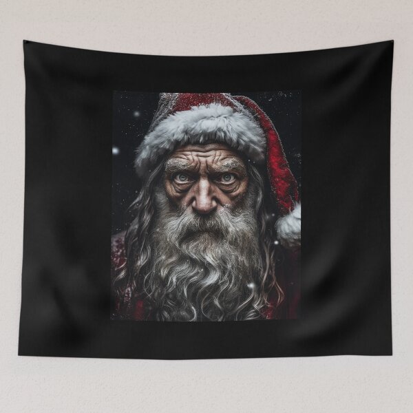 Item preview, Surreal Enigmatic Portrait Of Santa Claus Christmas 06 designed and sold by MadeByRobots.