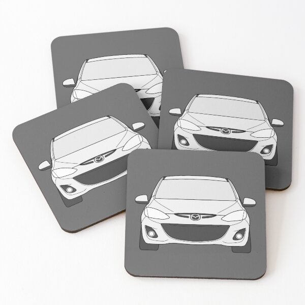 Item preview, Mazda 2 Demio 2010-2014 front white color designed and sold by EdimDesign.