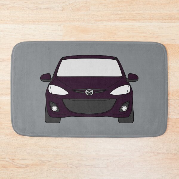 Item preview, Mazda 2 Demio 2010-2014 front aubergine color designed and sold by EdimDesign.