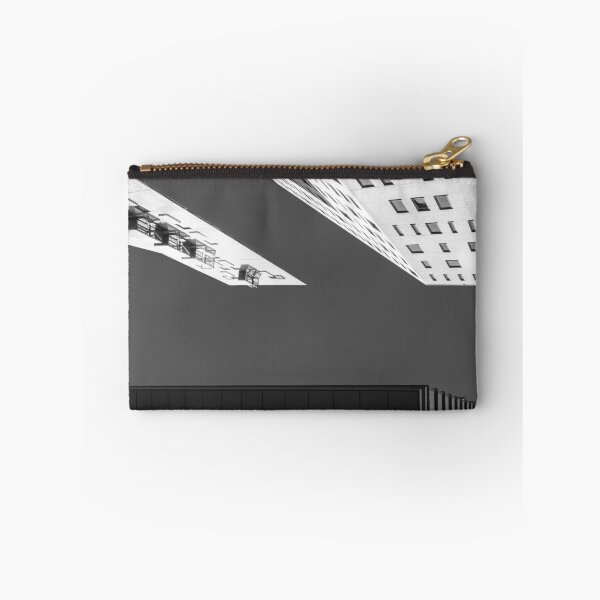 Item preview, Urban Elegance: Black and White Abstract Architectural Art Print designed and sold by InbalTurShalom.