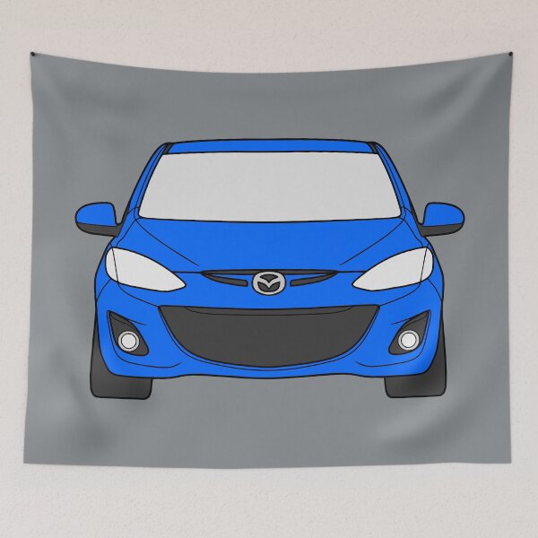 Item preview, Mazda 2 Demio 2010-2014 front blue color designed and sold by EdimDesign.