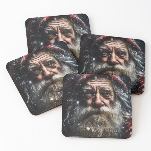 Item preview, Surreal Enigmatic Portrait Of Santa Claus Christmas 09 designed and sold by MadeByRobots.