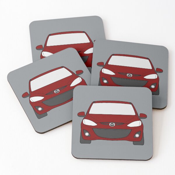 Item preview, Mazda 2 Demio 2010-2014 front bordeaux color designed and sold by EdimDesign.