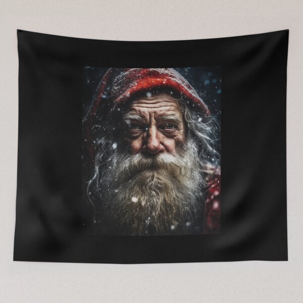 Item preview, Surreal Enigmatic Portrait Of Santa Claus Christmas 09 designed and sold by MadeByRobots.