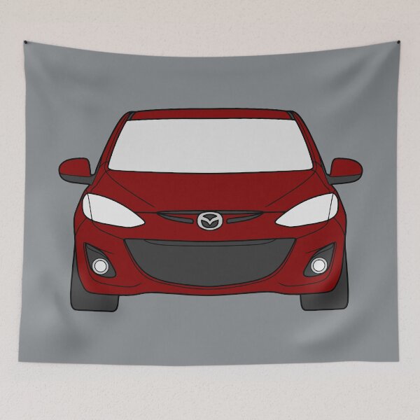 Item preview, Mazda 2 Demio 2010-2014 front bordeaux color designed and sold by EdimDesign.