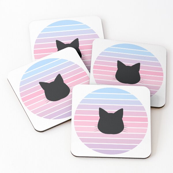 Item preview, Retro Sunset Cat Silhouette designed and sold by JPareDesign.