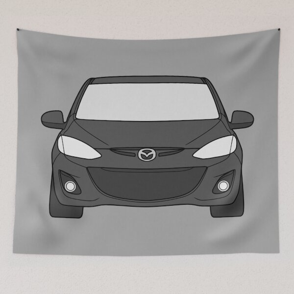 Item preview, Mazda 2 Demio 2010-2014 front grey color designed and sold by EdimDesign.