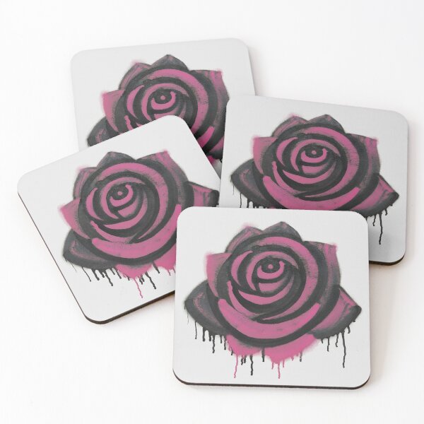 Item preview, Graffiti Spray Paint Rose designed and sold by patterncrow.
