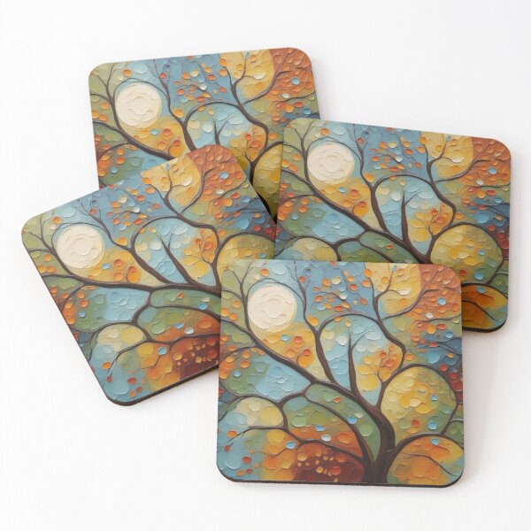Item preview, Impasto Autumn Tree designed and sold by kultomatic.