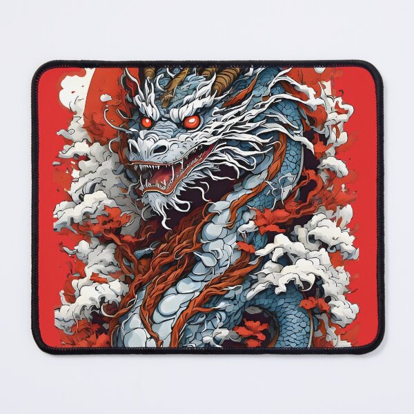 Item preview, Red and White Dragon designed and sold by MoonRag.